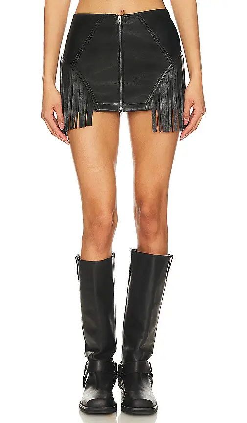 superdown Riley Faux Leather Skirt | Image 1 superdown Riley Faux Leather Skirt | Image 1
