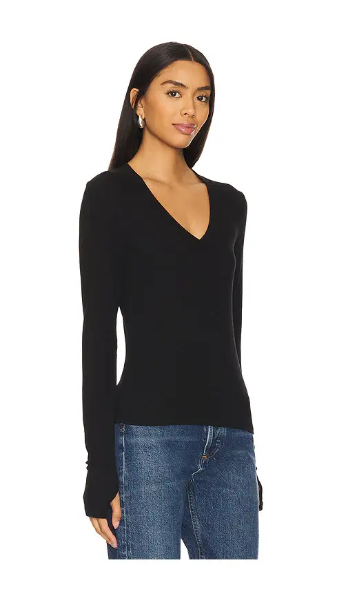 LNA Elinda Ribbed Long Sleeve | Thumbnail 2 LNA Elinda Ribbed Long Sleeve | Thumbnail 2