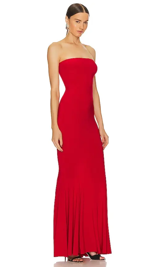 Norma Kamali Strapless Fishtail Gown | Thumbnail 2