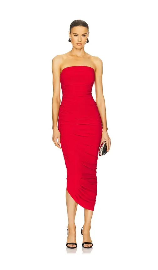 Norma Kamali Strapless Diana Gown | Image 1 Norma Kamali Strapless Diana Gown | Image 1