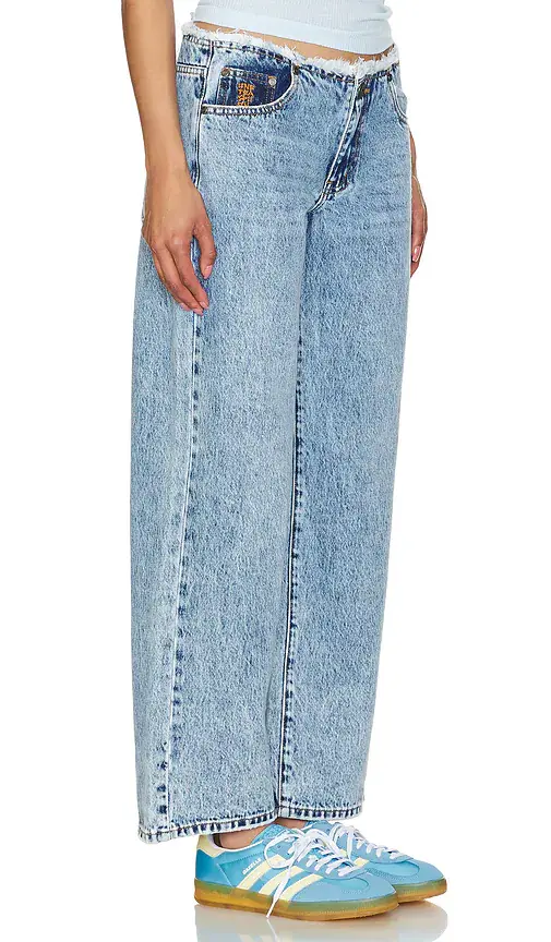 One Teaspoon Low Riders Wide Leg Jeans | Thumbnail 2