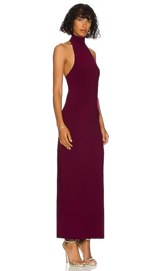 Norma Kamali x REVOLVE Turtle Halter Side Slit | Thumbnail 2