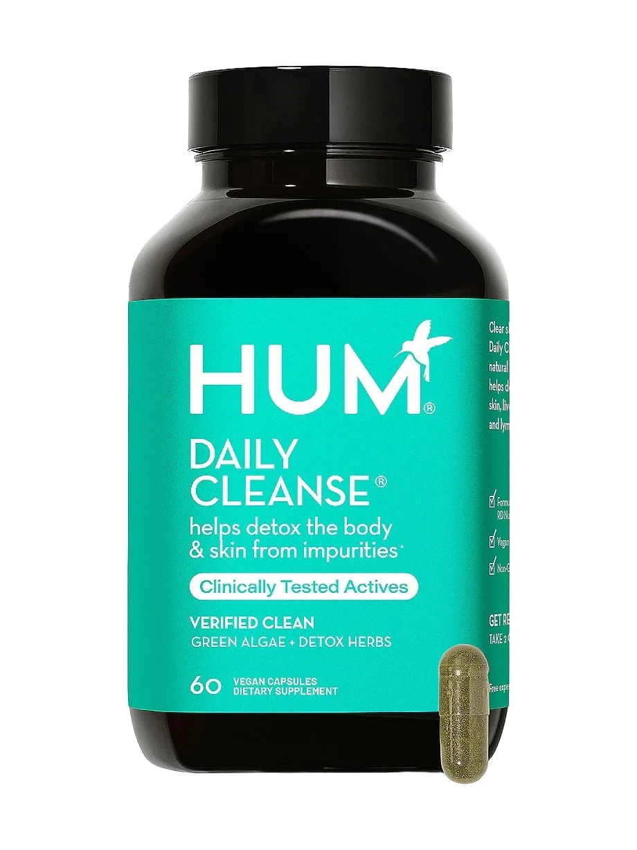 HUM Nutrition Daily Cleanse Clear Skin and Body Detox Supplement