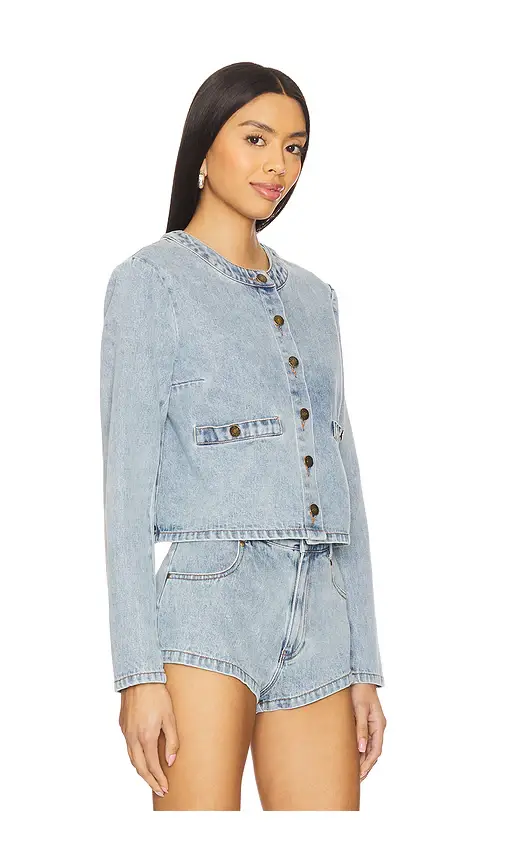 Amanda Uprichard Long Sleeve Braswell Top | Thumbnail 2