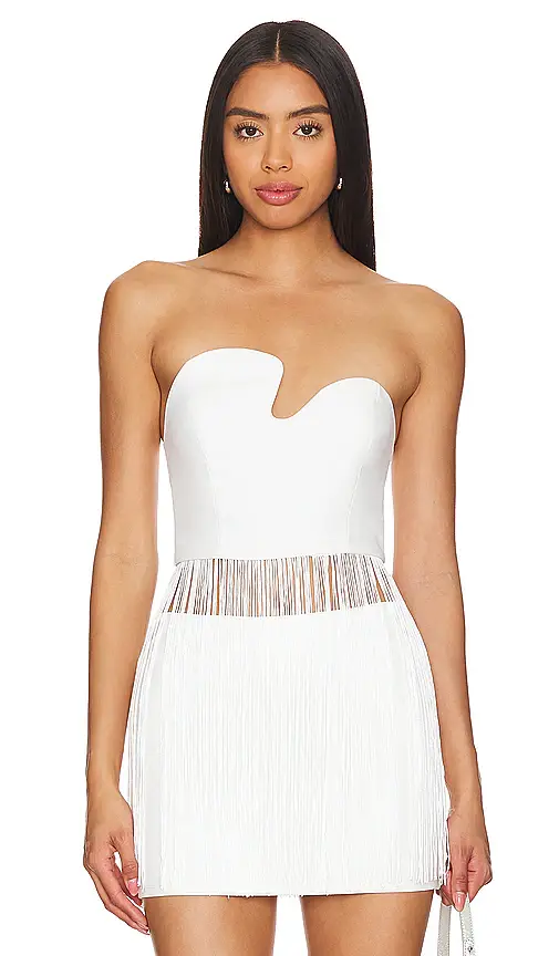 Amanda Uprichard x REVOLVE Puzzle Strapless Top