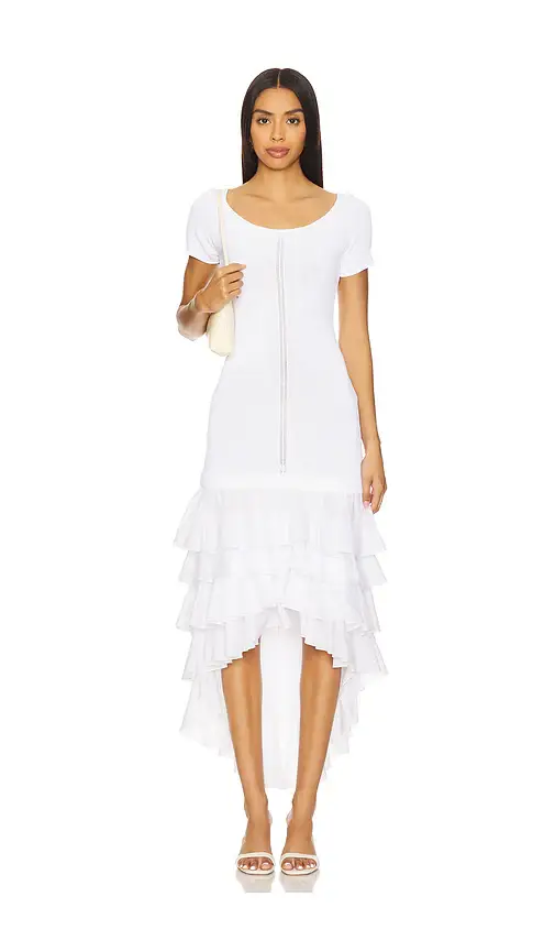 ALEJANDRA ALONSO ROJAS Knit Ruffle Dress | Image 1 ALEJANDRA ALONSO ROJAS Knit Ruffle Dress | Image 1