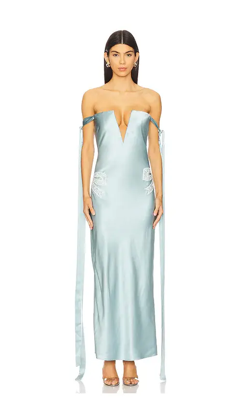 ALEJANDRA ALONSO ROJAS V-neck Corest Dress | Image 1 ALEJANDRA ALONSO ROJAS V-neck Corest Dress | Image 1