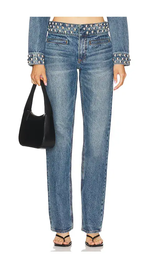 Leandra Low Rise Straight Leg Jean