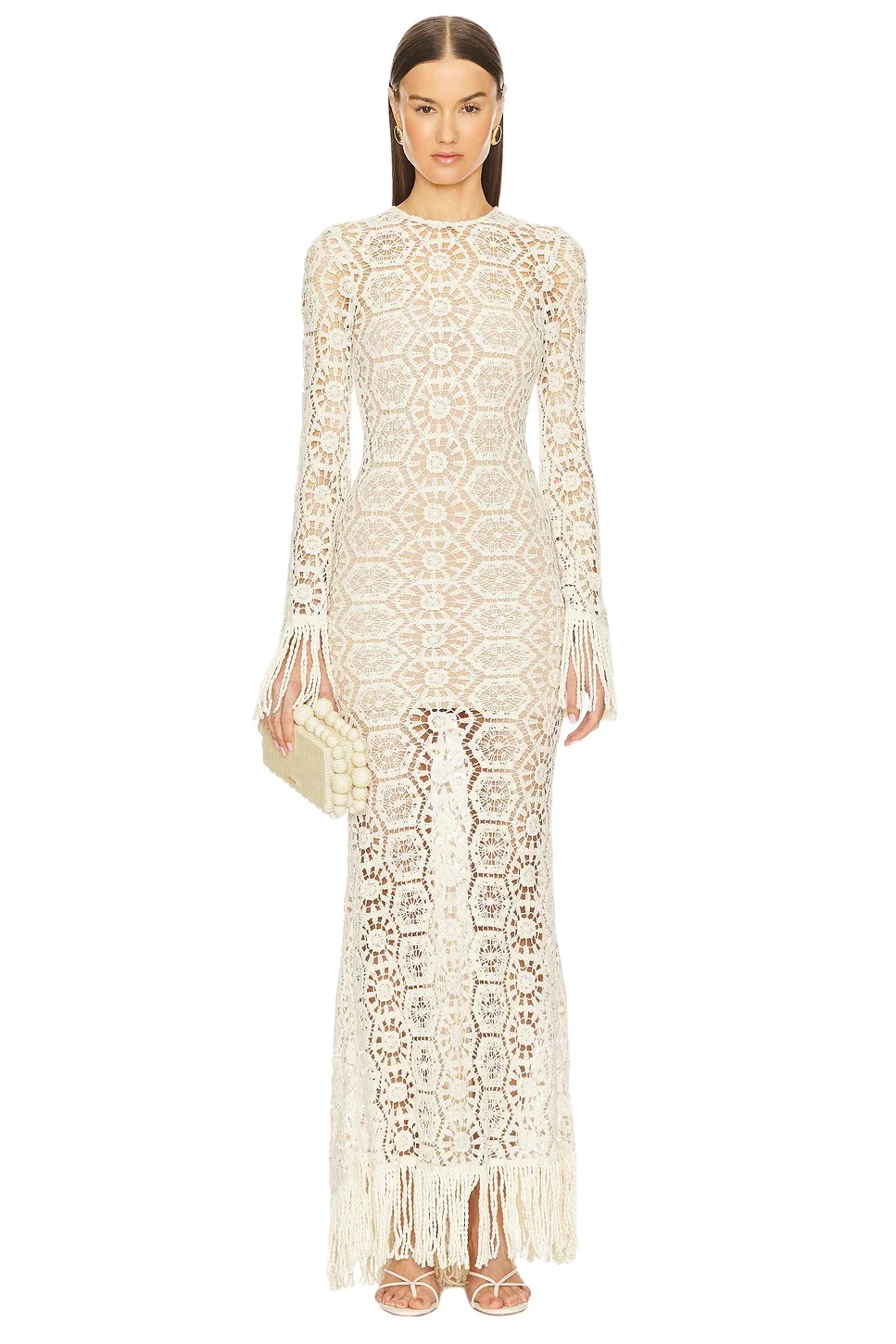 Bronx and Banco Maia Fringe Gown