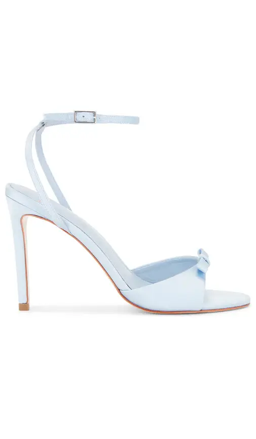 Black Suede Studio Albie 100 Bow Sandal