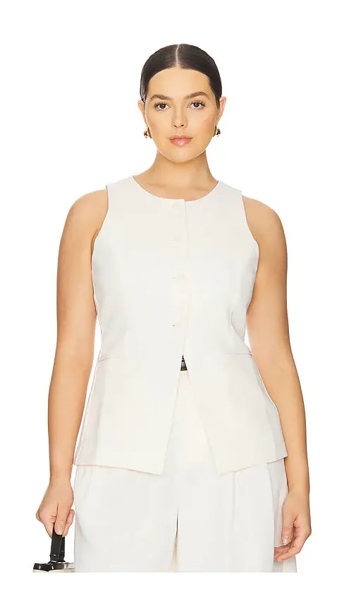 GOOD AMERICAN Luxe Suiting Sculpted Vest | Thumbnail 2 GOOD AMERICAN Luxe Suiting Sculpted Vest | Thumbnail 2