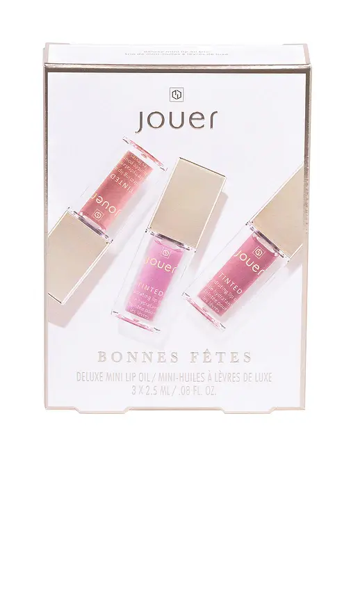 Jouer Cosmetics Bonnes Fetes Deluxe Mini Lip Oil