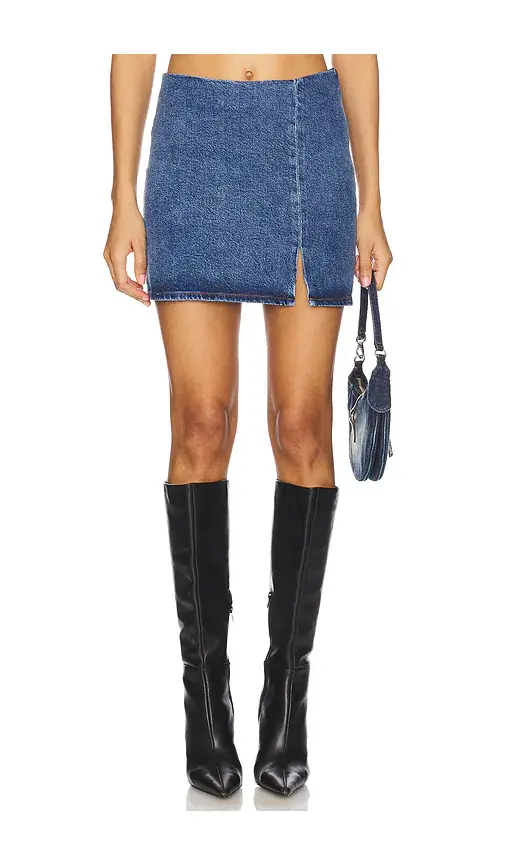 Good American Denim Mini Skirt | Image 1 Good American Denim Mini Skirt | Image 1