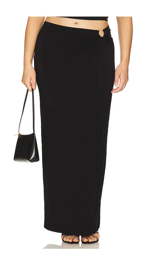 GOOD AMERICAN Stretch Jersey Maxi Skirt | Thumbnail 2 GOOD AMERICAN Stretch Jersey Maxi Skirt | Thumbnail 2