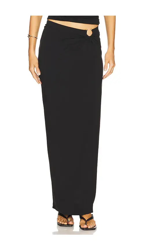 Good American Stretch Jersey Maxi Skirt | Image 1 Good American Stretch Jersey Maxi Skirt | Image 1