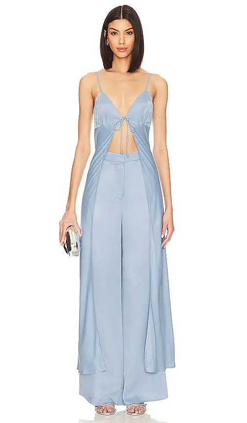 Camila Coelho Kassiani Tie Front Top