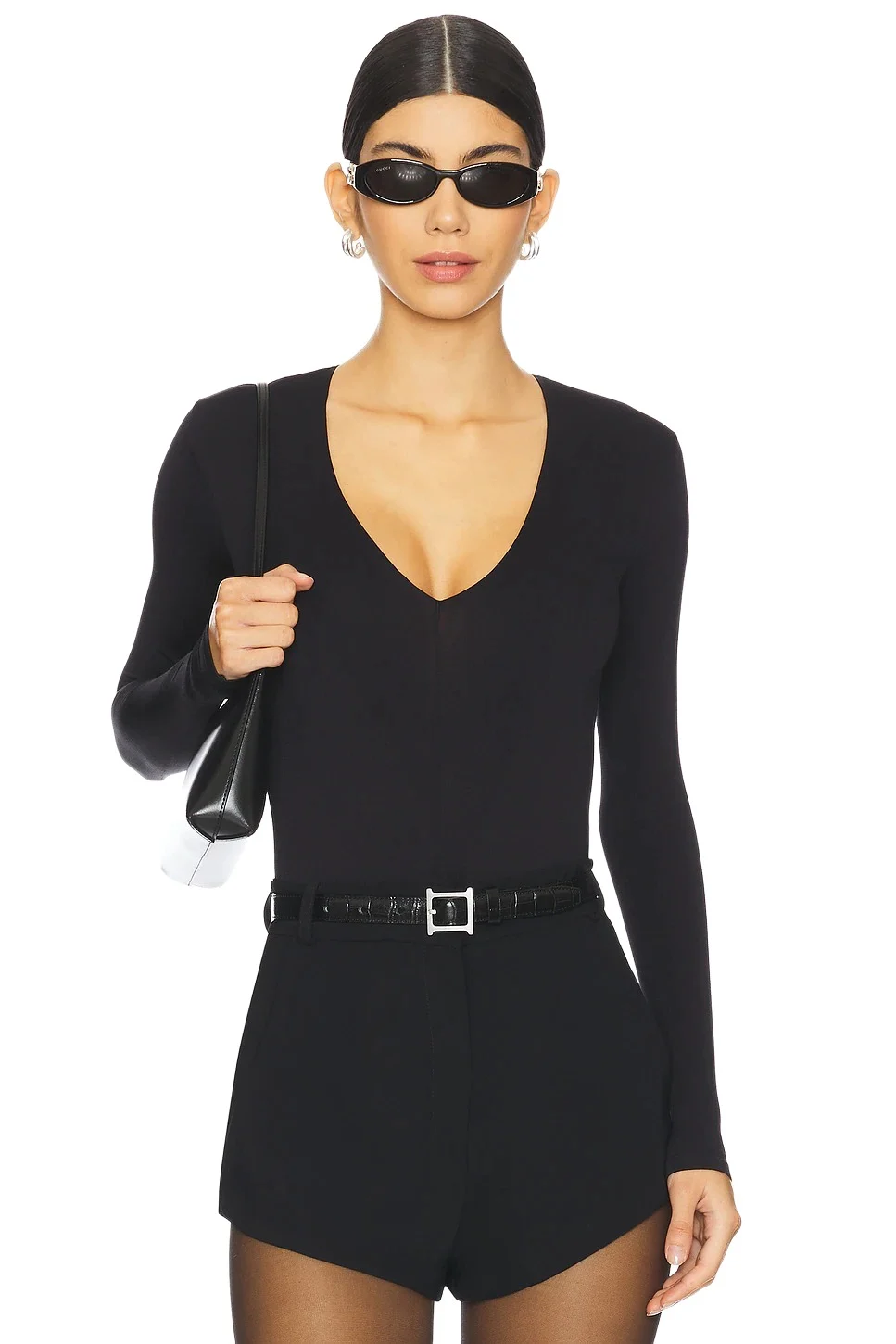 Prima Ballet Deep V Bodysuit