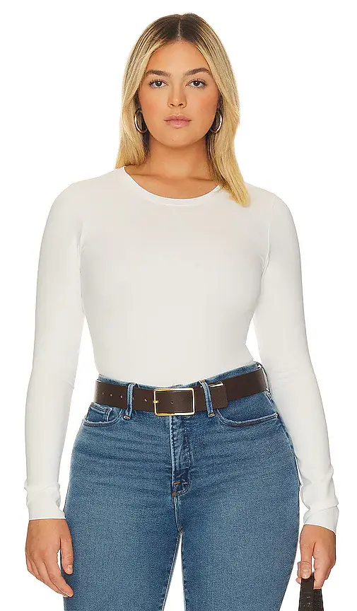 GOOD AMERICAN Sculpting Crew Bodysuit | Thumbnail 2
