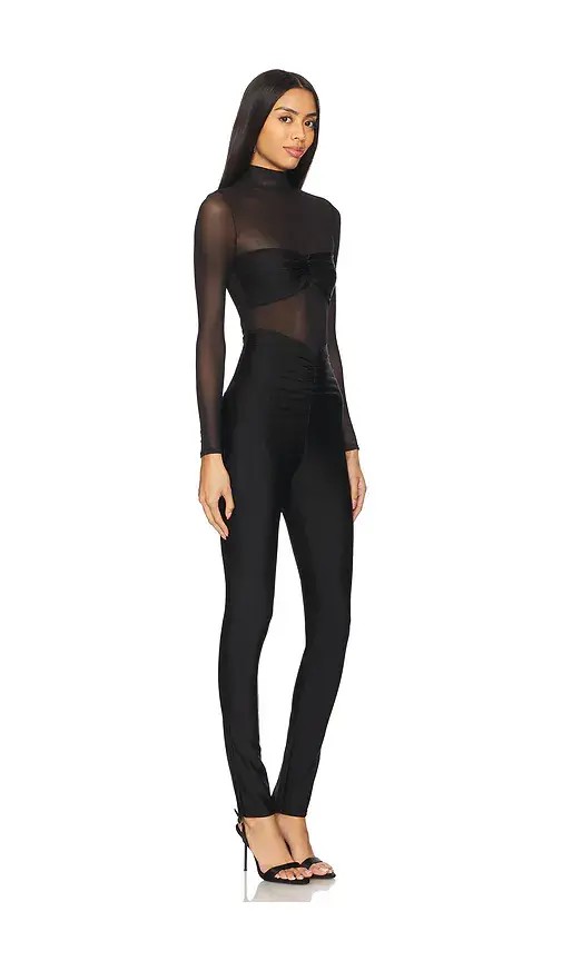 SEROYA X Revolve Brietta Bandeau Mesh Catsuit | Thumbnail 2