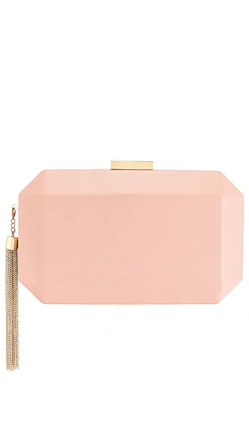 olga berg Lia Facetted Clutch With Tassel | Thumbnail 2 olga berg Lia Facetted Clutch With Tassel | Thumbnail 2