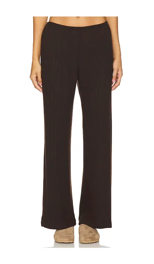 DONNI. The Sweater Rib Simple Pant