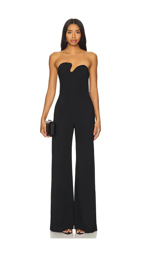 Amanda Uprichard Strapless Puzzle Jumpsuit | Image 1 Amanda Uprichard Strapless Puzzle Jumpsuit | Image 1
