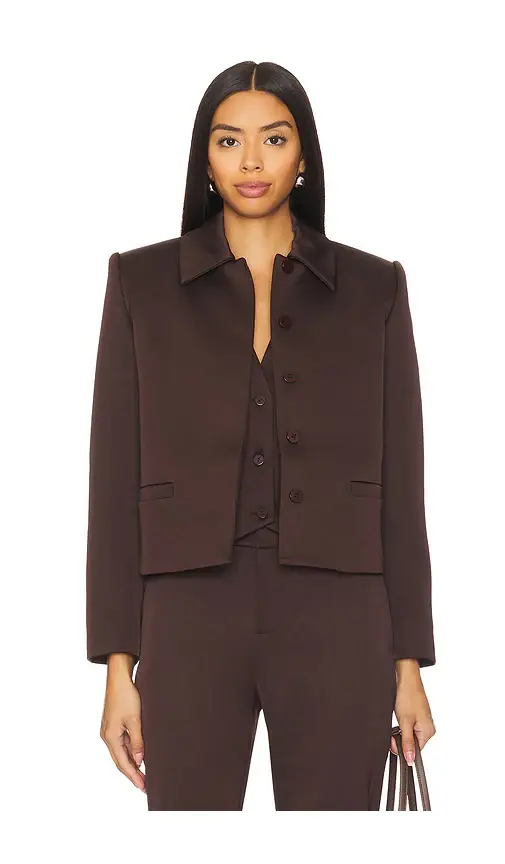 SEROYA Bex Satin Jacket | Image 1 SEROYA Bex Satin Jacket | Image 1