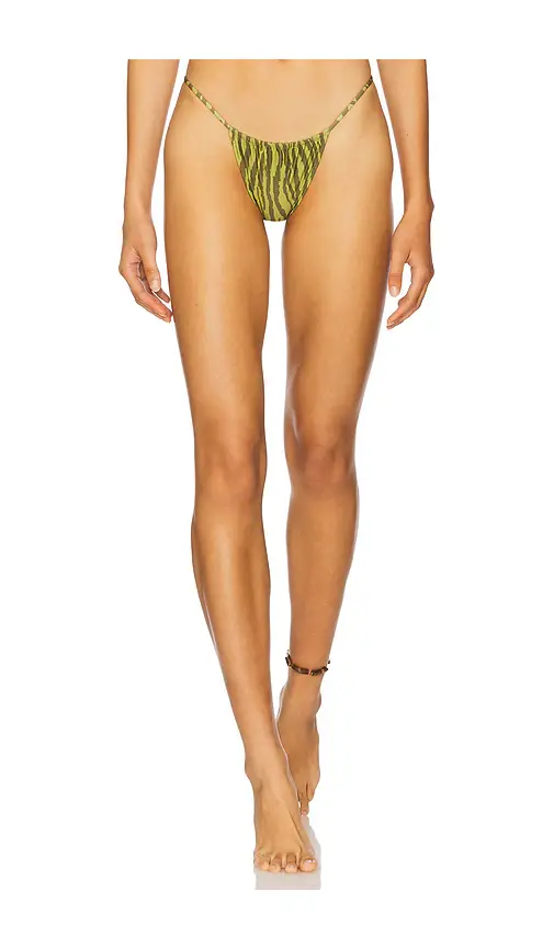 Indah Jane Skimpy Printed Fixed Sides String Bikini Bottom | Image 1 Indah Jane Skimpy Printed Fixed Sides String Bikini Bottom | Image 1