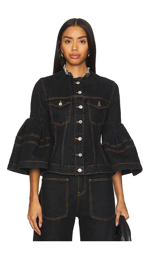 MARQUES ALMEIDA Black Denim Jacket