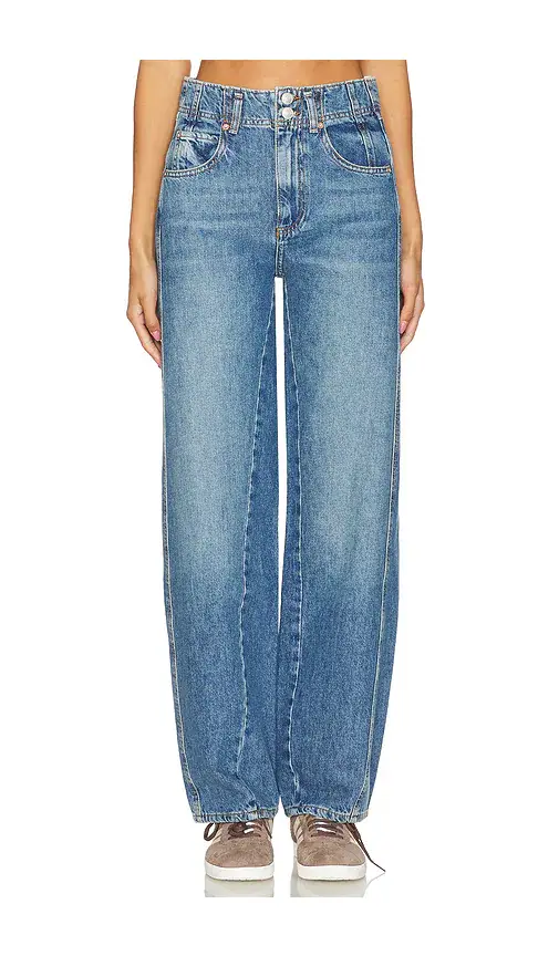Free People x We The Free Aster Straight Leg Jeans | Thumbnail 1 Free People x We The Free Aster Straight Leg Jeans | Thumbnail 1