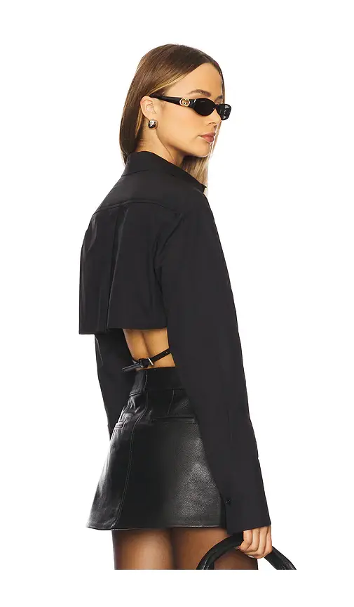Courtney Zheng Belt Back Top | Image 1 Courtney Zheng Belt Back Top | Image 1