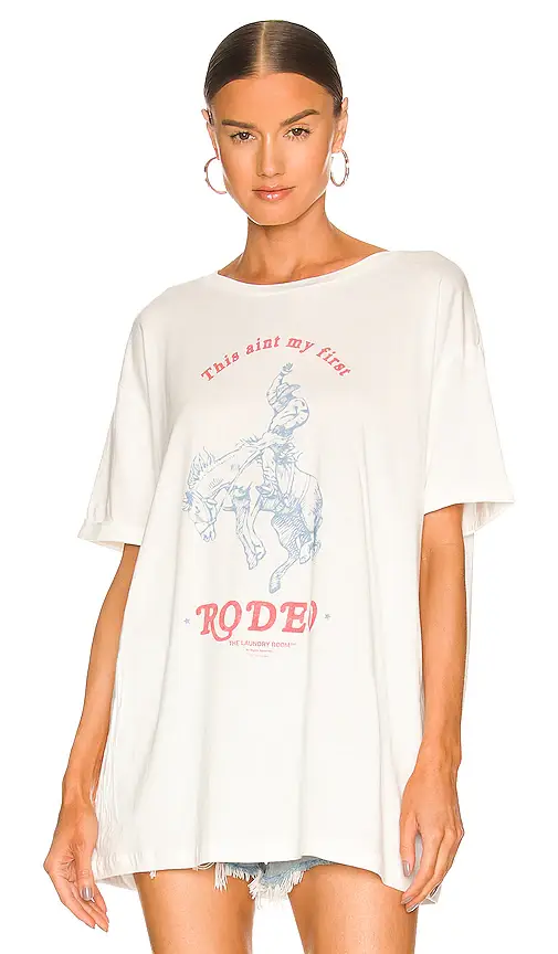 The Laundry Room This Ain't My First Rodeo Oversized Tee | Thumbnail 2 The Laundry Room This Ain't My First Rodeo Oversized Tee | Thumbnail 2