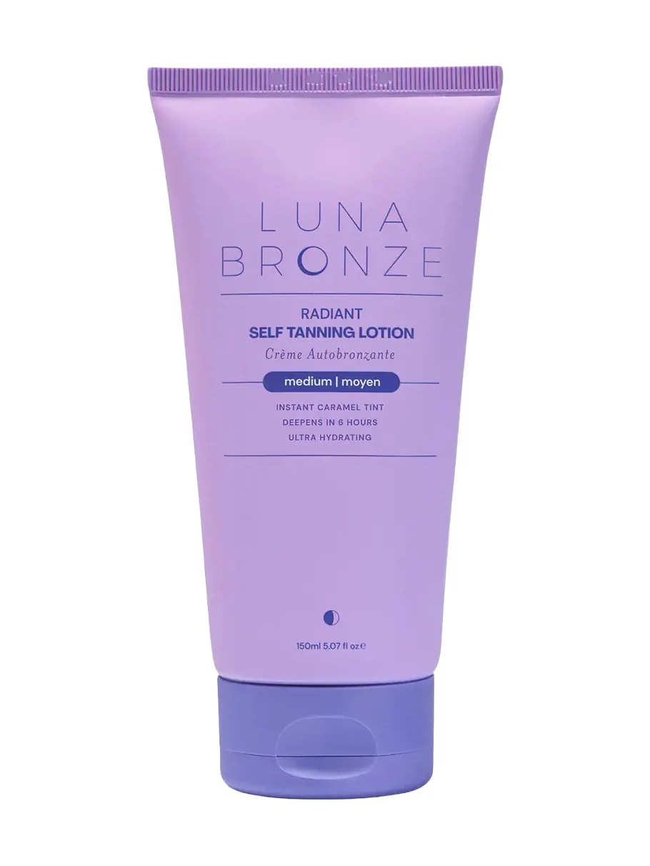 Luna Bronze Radiant Self-Tanning Lotion.
