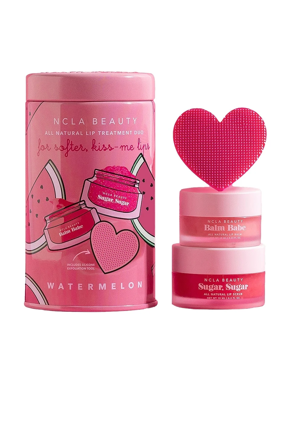 NCLA Lip Care Duo + Lip Scrubber