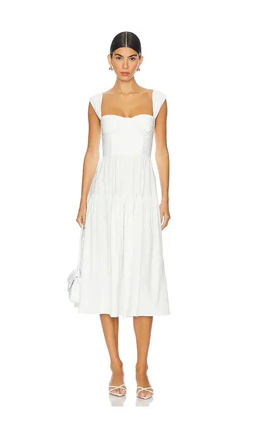 WeWoreWhat Corset Midi Dress