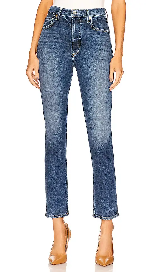 Citizens of Humanity Charlotte High Rise Straight Jeans | Image 1 Citizens of Humanity Charlotte High Rise Straight Jeans | Image 1
