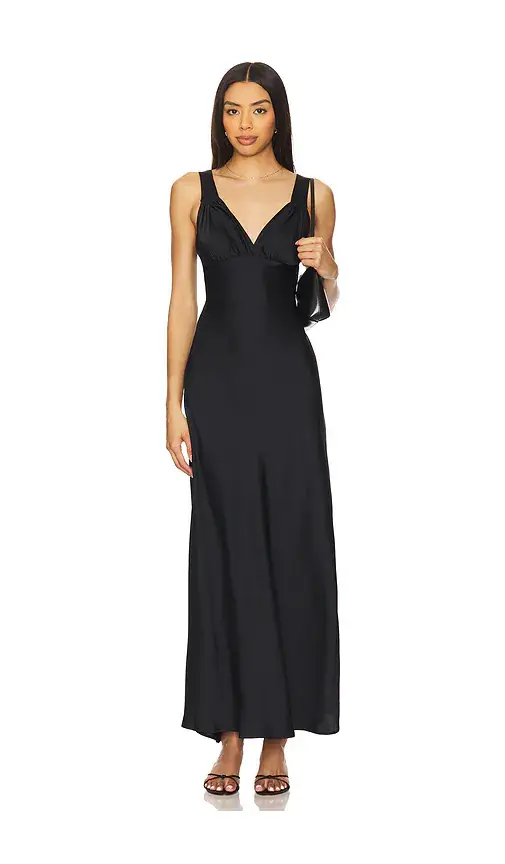 WeWoreWhat Ruched Cup Slip Maxi Dress | Image 1 WeWoreWhat Ruched Cup Slip Maxi Dress | Image 1