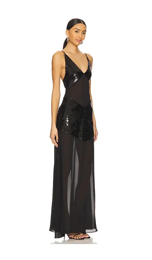 WeWoreWhat Sheer Panel Maxi Dress | Thumbnail 2 WeWoreWhat Sheer Panel Maxi Dress | Thumbnail 2