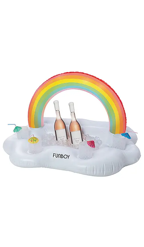 Funboy Rainbow Cloud Inflatable Floating Bar | Thumbnail 2