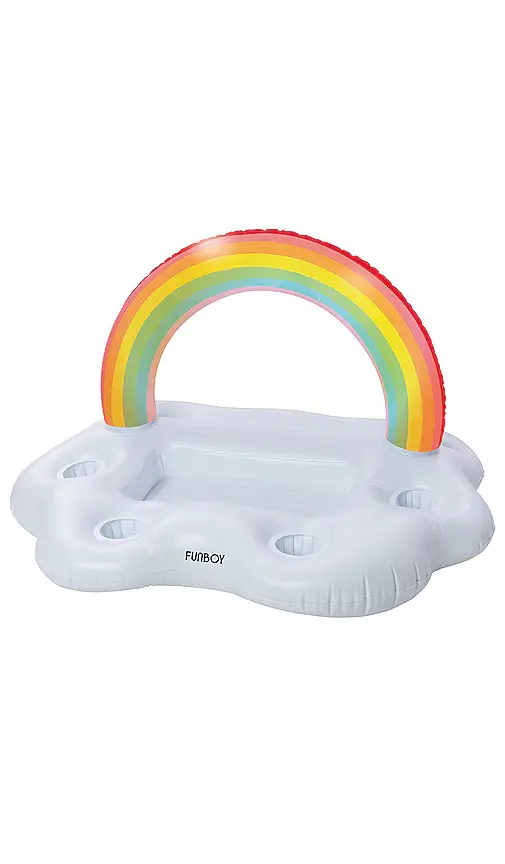 Funboy Rainbow Cloud Inflatable Floating Bar