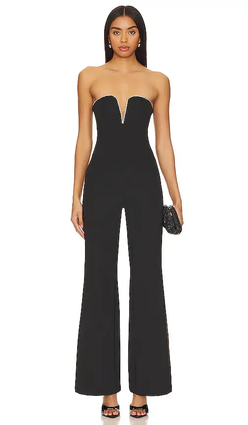 Good American Crystal Scuba Jumpsuit | Image 1 Good American Crystal Scuba Jumpsuit | Image 1