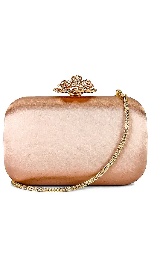 Rosa Crystal Lock Clutch Rosa Crystal Lock Clutch