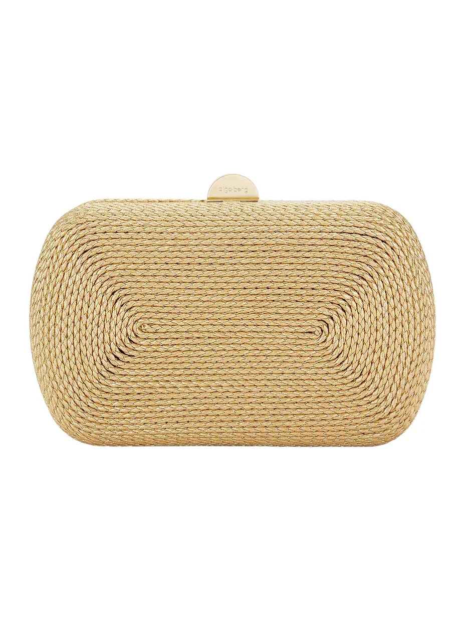 olga berg Martina Coiled Rope Clutch