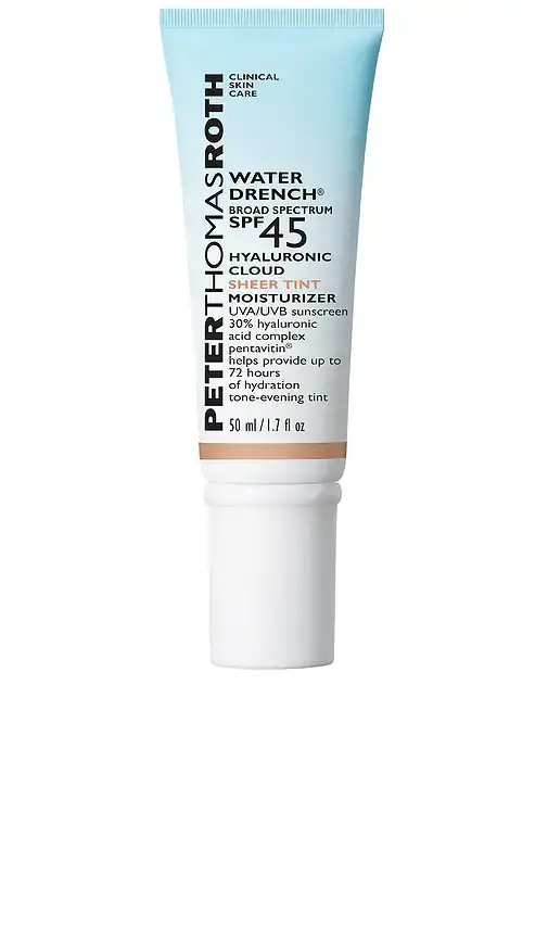 Peter Thomas Roth Water Drench Broad Spectrum SPF 45 Hyaluronic Sheer Tint Moisturizer | Thumbnail 2 Peter Thomas Roth Water Drench Broad Spectrum SPF 45 Hyaluronic Sheer Tint Moisturizer | Thumbnail 2