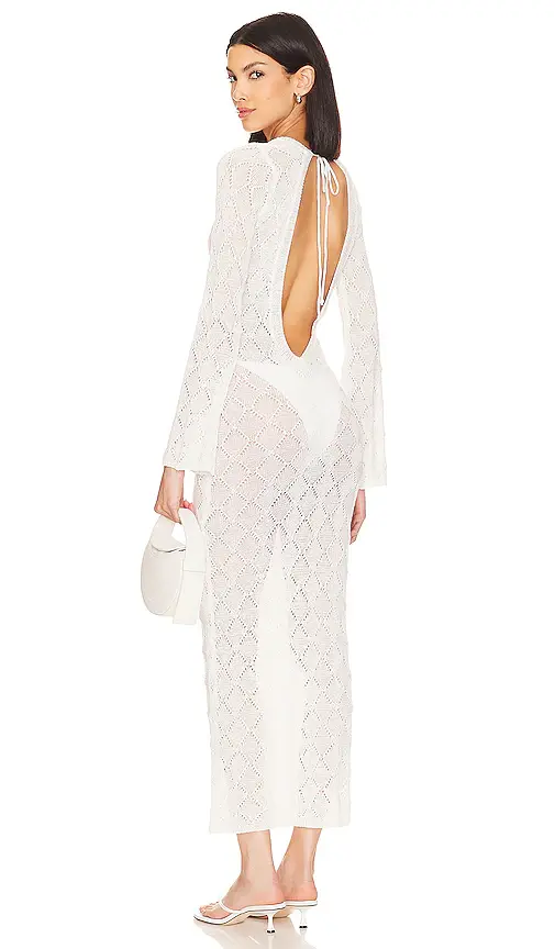 MORE TO COME Dylan Deep V Maxi Dress | Image 1 MORE TO COME Dylan Deep V Maxi Dress | Image 1