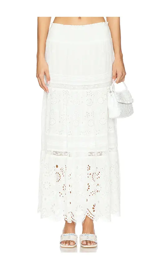LoveShackFancy Miloti Skirt | Image 1 LoveShackFancy Miloti Skirt | Image 1