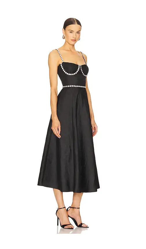 V. Chapman Cora Corset Midi Dress | Thumbnail 2 V. Chapman Cora Corset Midi Dress | Thumbnail 2