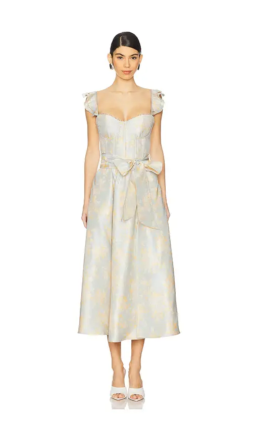 V. Chapman Vera Corset Midi Dress | Thumbnail 2 V. Chapman Vera Corset Midi Dress | Thumbnail 2