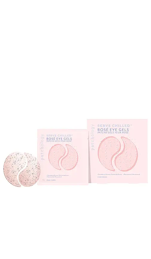 Patchology Serve Chilled Rose Eye Gels 5 Pack | Image 1 Patchology Serve Chilled Rose Eye Gels 5 Pack | Image 1