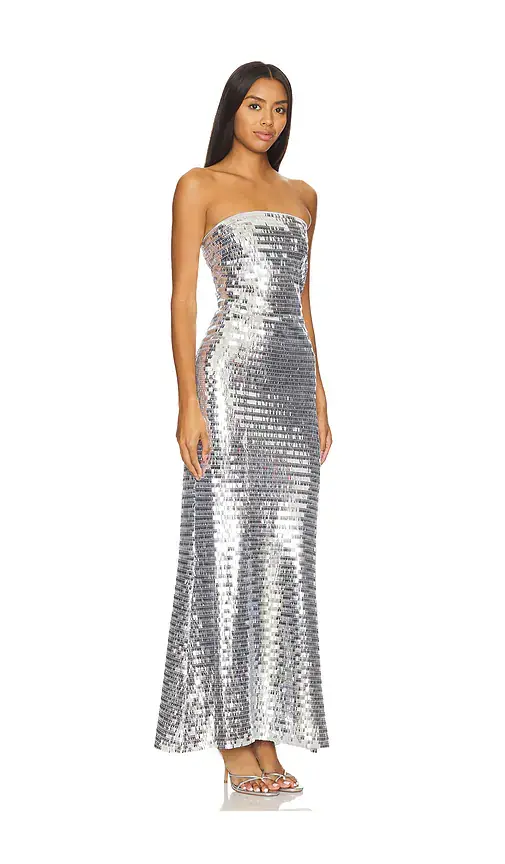SIMONMILLER Sculpty Strapless Sequin Dress | Thumbnail 2 SIMONMILLER Sculpty Strapless Sequin Dress | Thumbnail 2